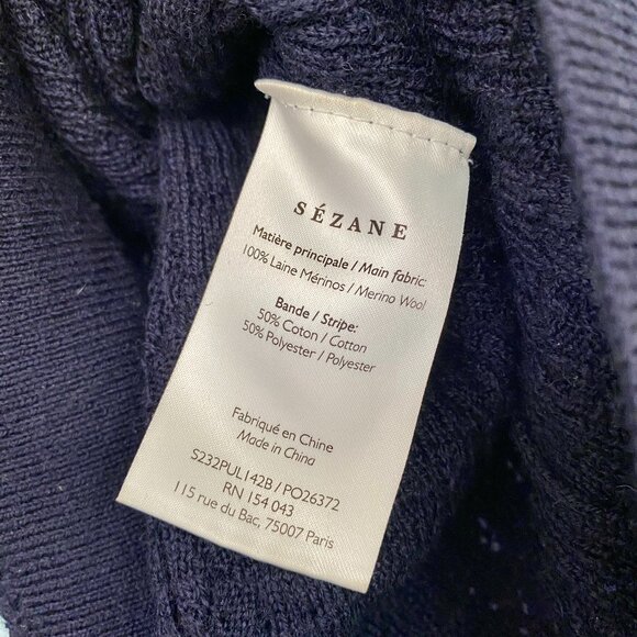Sezane Anneli Jumper in Navy (XS) - Picture 4 of 6
